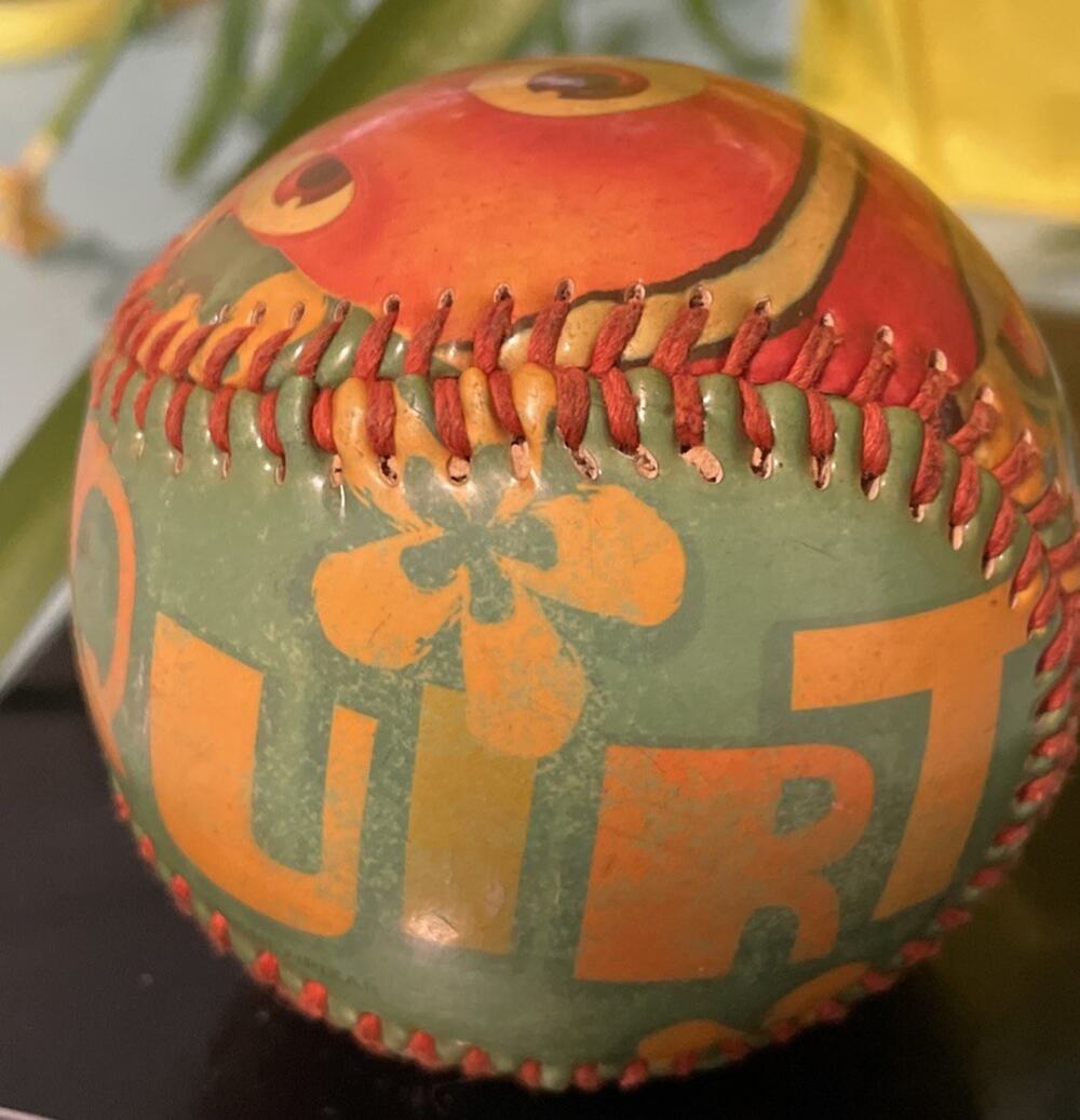 NEMO & SQUIRT WALT DISNEY PIXAR SOFT BASEBALL BALL PROMOTIONAL PROMO